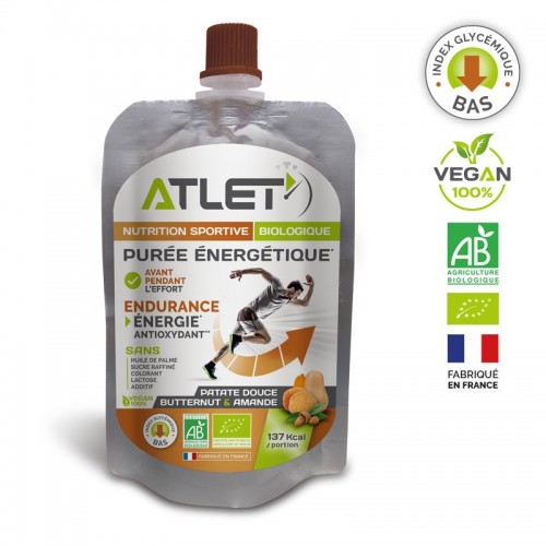 Pack de 8 purées énergétiques bio Atlet