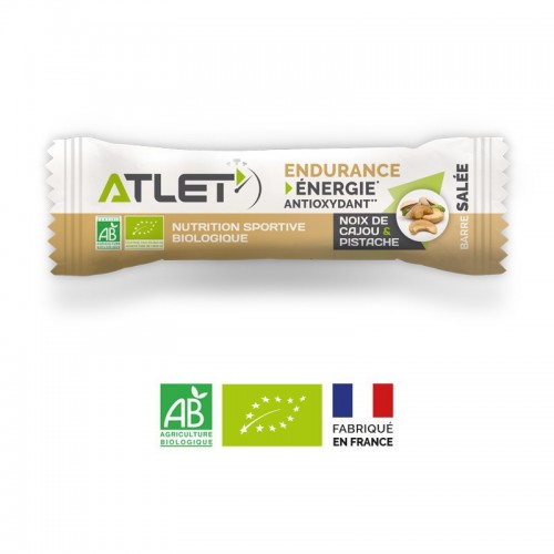 Pack de 10 barres salées bio Atlet