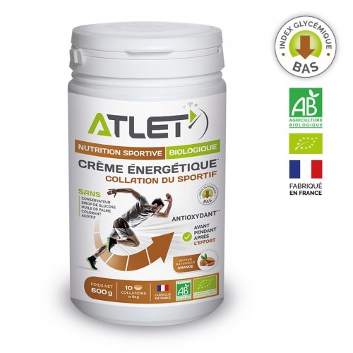 Crème énergétique amandes bio Atlet