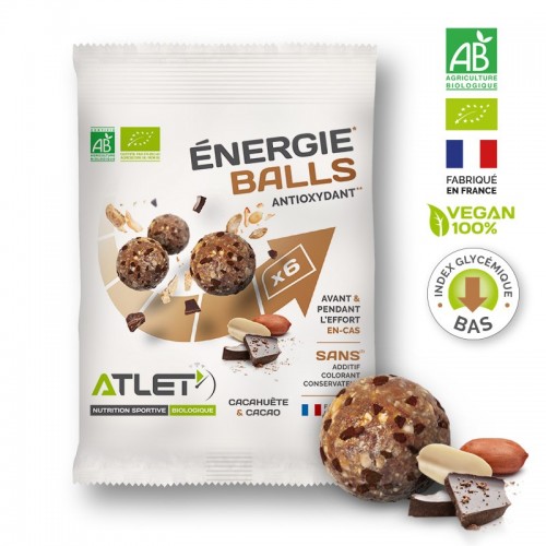 Pack de 5 sachets Energie Balls Atlet nutrition
