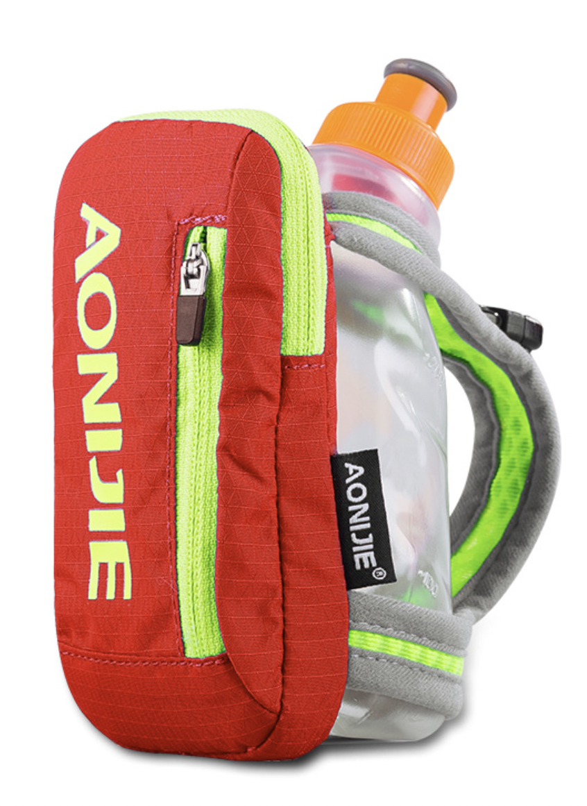 Porte bidon main running + bouteille 250 ml