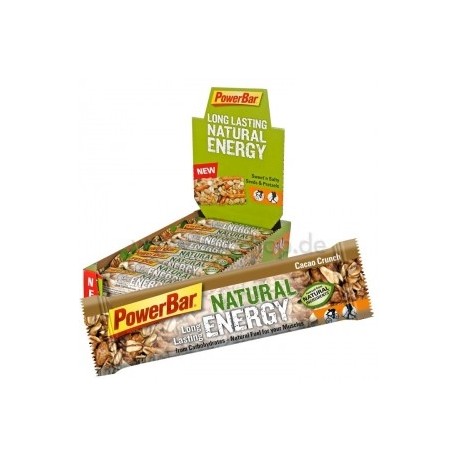 PACK 10 BARRES NATURAL ENERGY POWERBAR