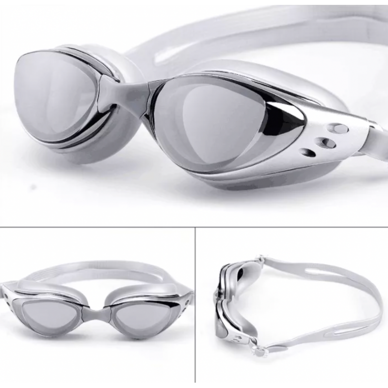 Lunettes De Ski Kroops Noir - Verre Fumé Ciel - Avec Sangle - Neuf