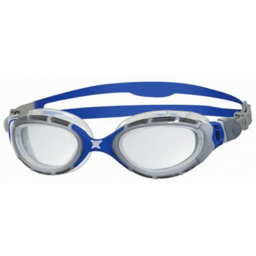 LUNETTE ZOGGS PREDATOR FLEX TRANSPARENTE GRISE BLEUE