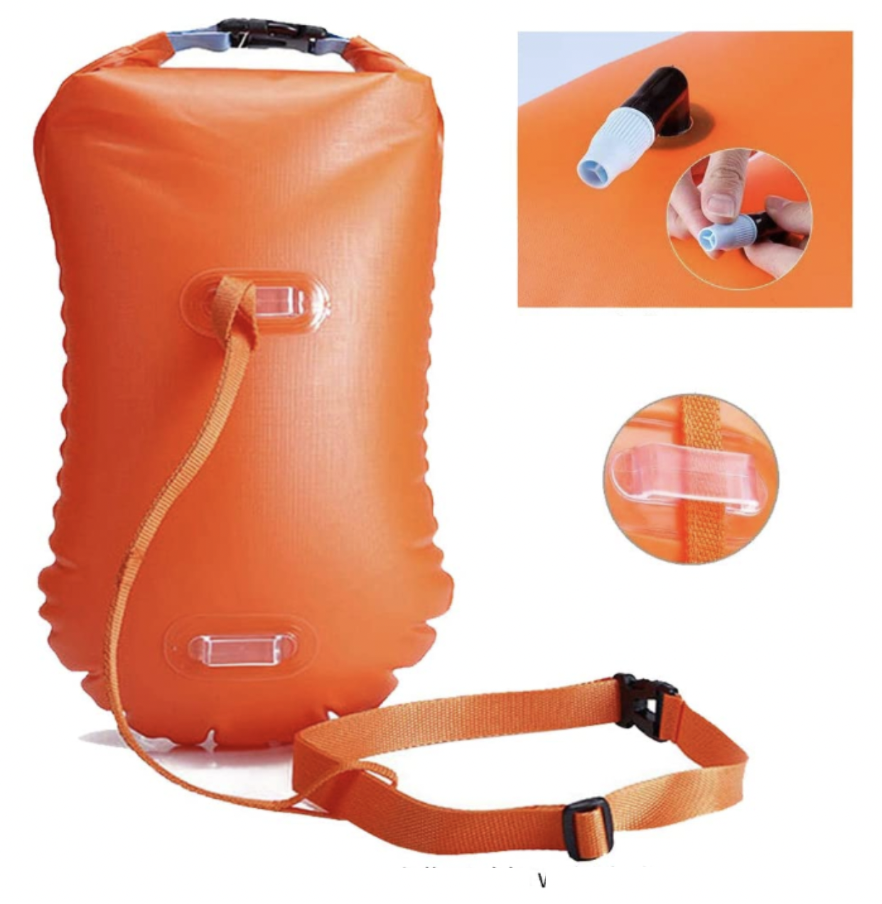 GOPLUS Flotteur Piscine,Tapis D'eau Flottant En Mousse Durable Pour Lacs, Piscines Et Plage Matelas Gonflable 220x90cm Orange