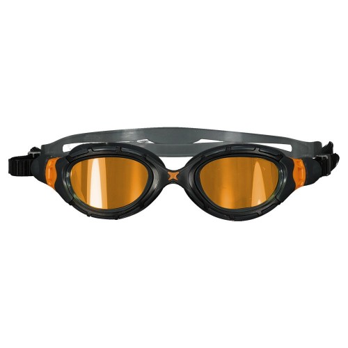 LUNETTE ZOGGS PREDATOR FLEX TITANIUM GRISE ORANGE