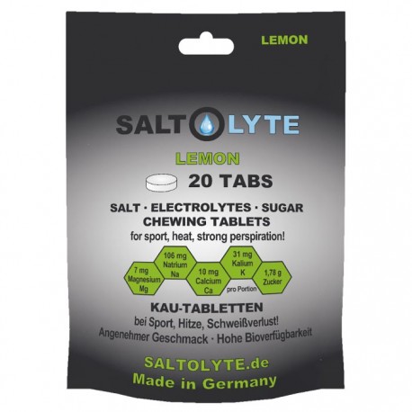 Pack de 3 sachets  de 10 pastilles Sels minéraux Saltolyte