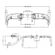 Cintre plat + prolongateur intégré Carbone Atria Evo 3