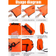 Flotteur natation Atria Double Air bag